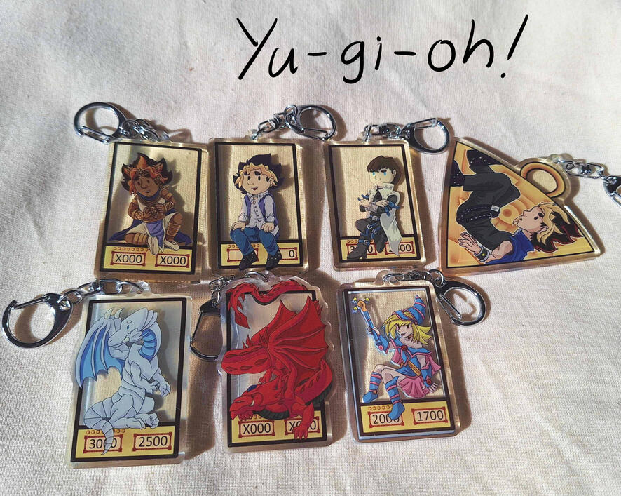 yu-gi-oh keychains yu-gi-oh keychains